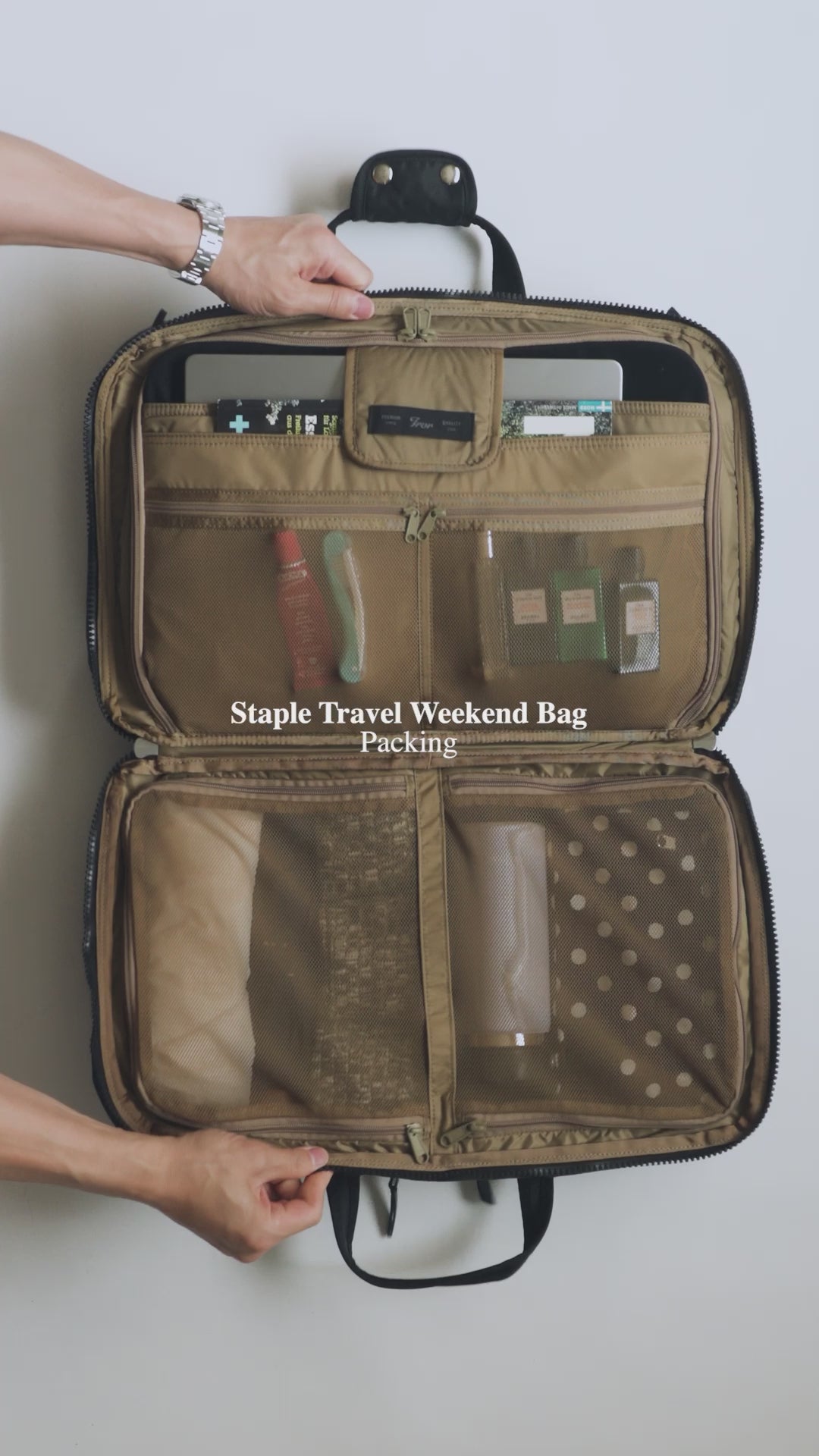 Staple Travel Weekend Bag Black