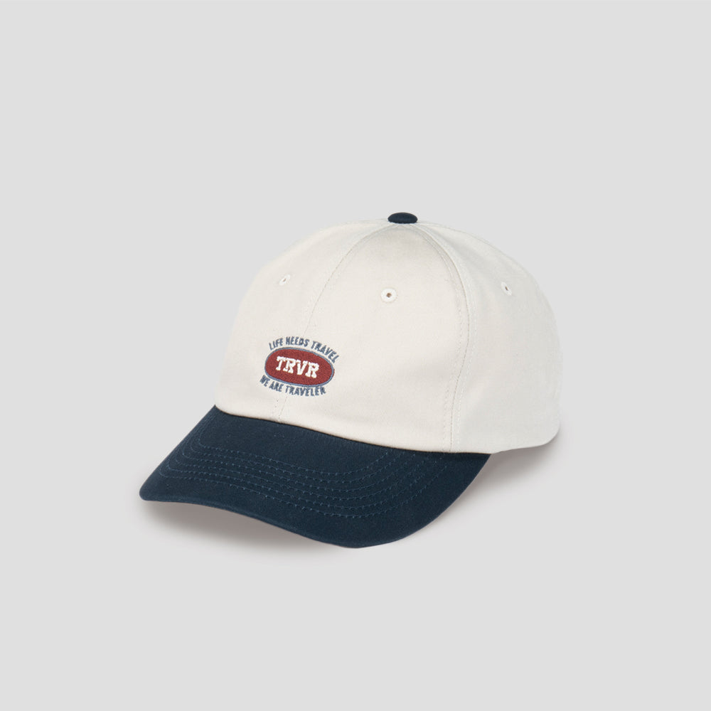 LNT Lettering Ball Cap Beige/Navy