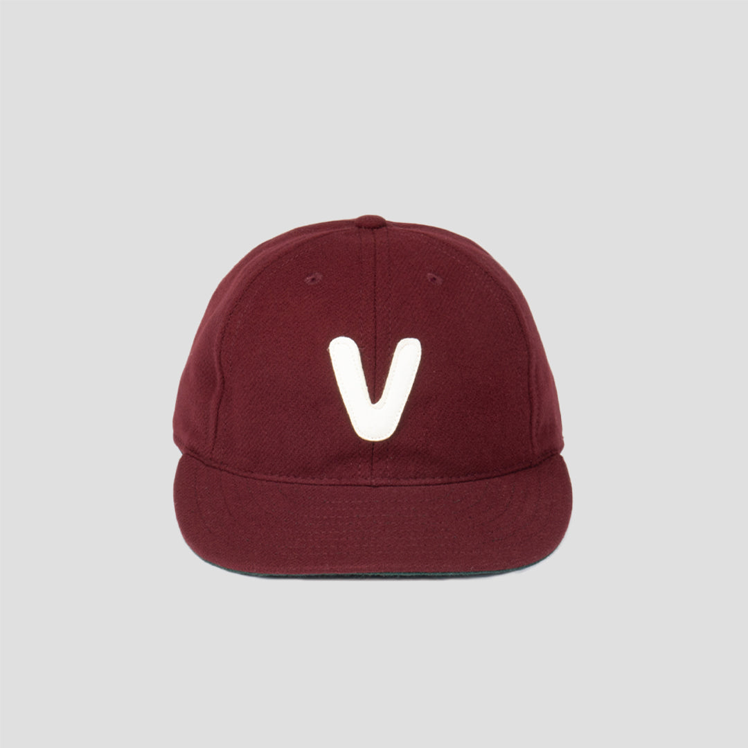 TRVR Cooperstown Ball Cap - V / BURGUNDY