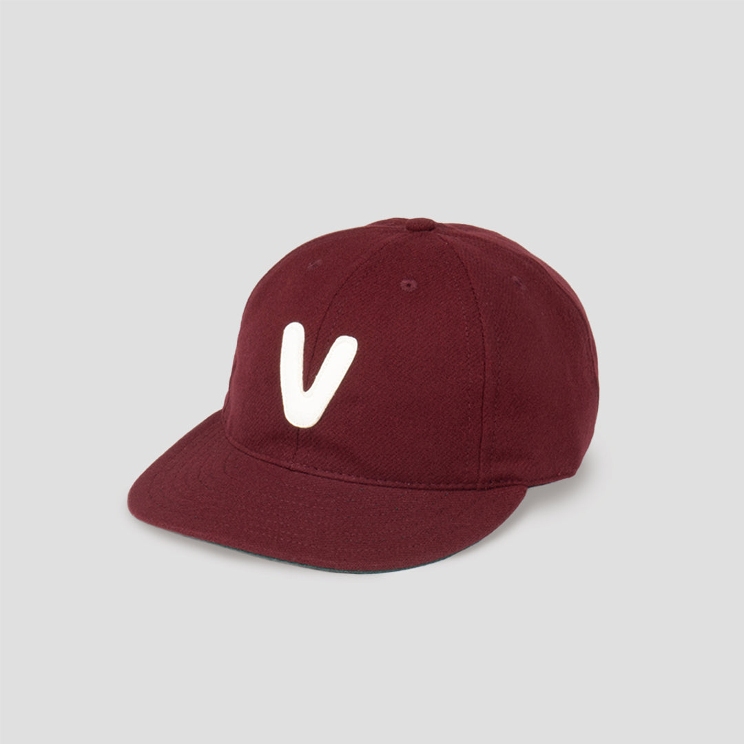 TRVR Cooperstown Ball Cap - V / BURGUNDY