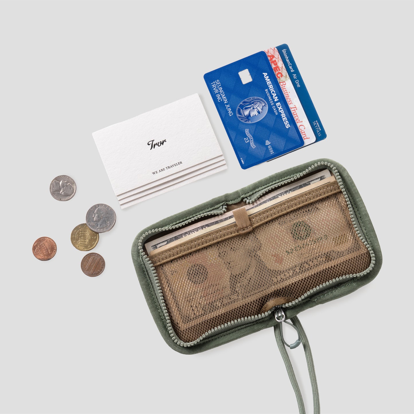 
                  
                    Staple Card&Coin Wallet Olive
                  
                