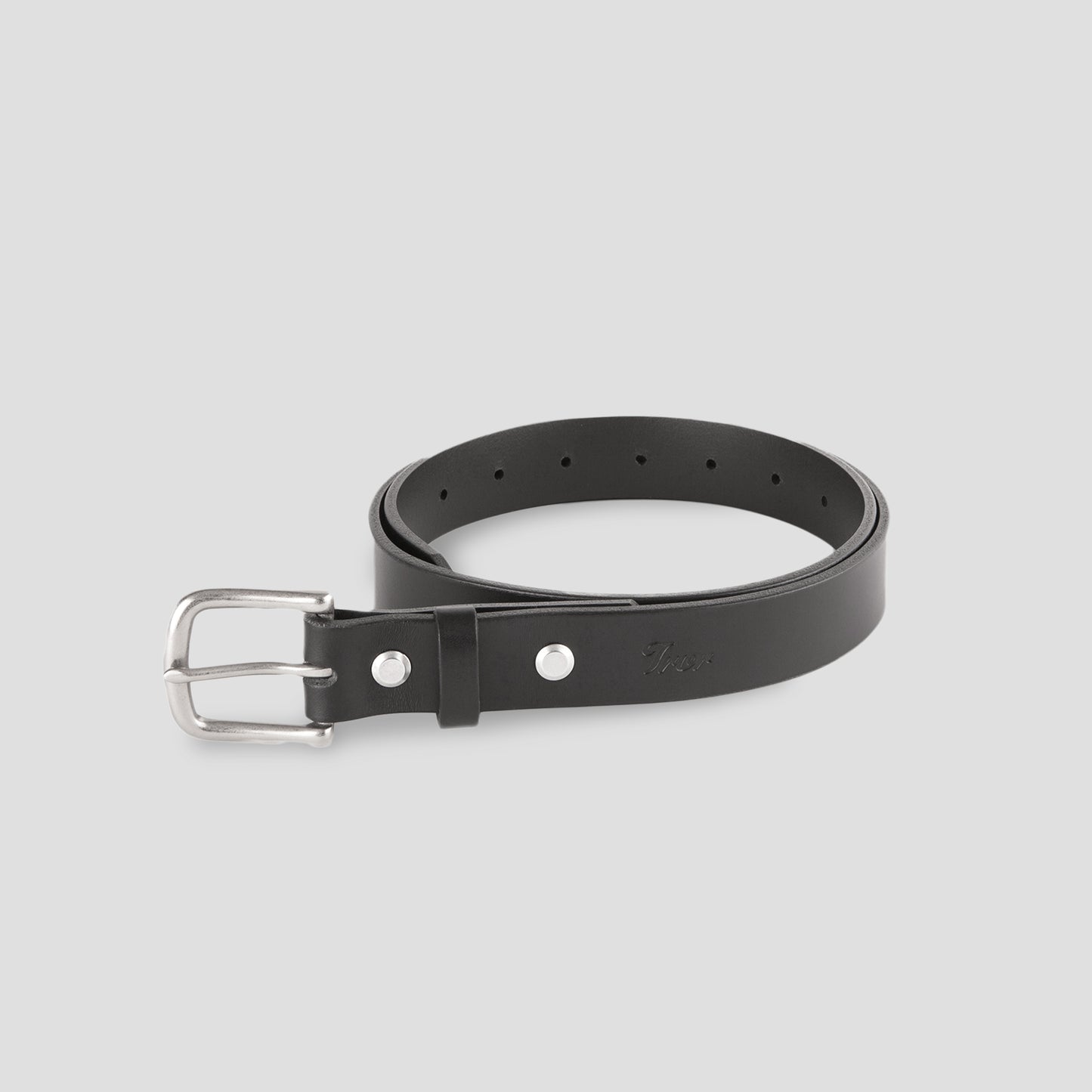 Leather Belt Black (Buckle 900)