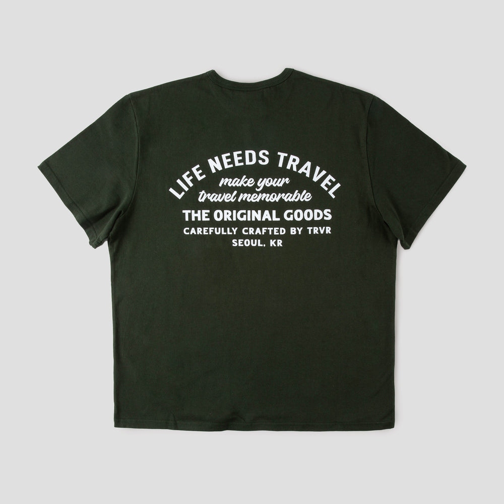 Short Sleeve H-Graphic Deep Green