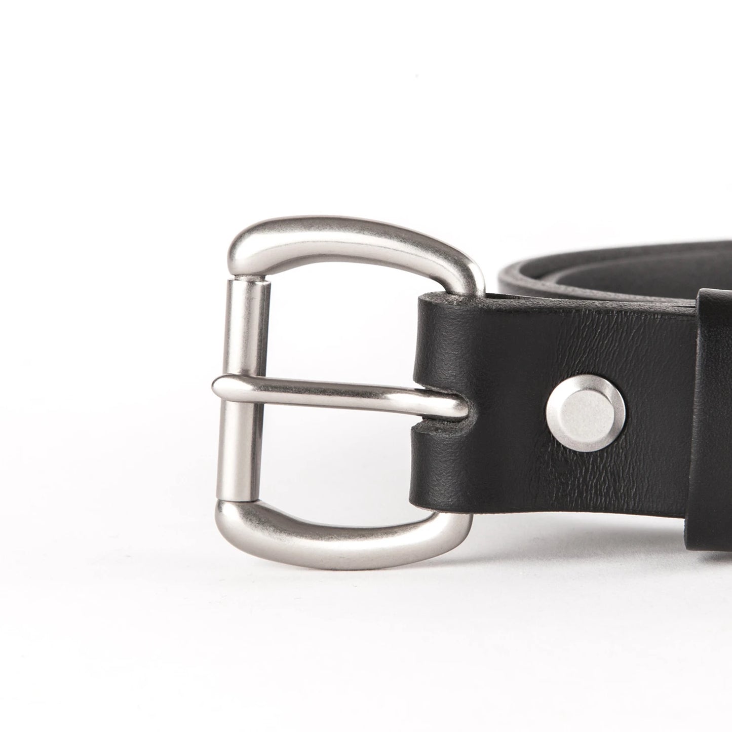 Leather Belt Black (Buckle 700)