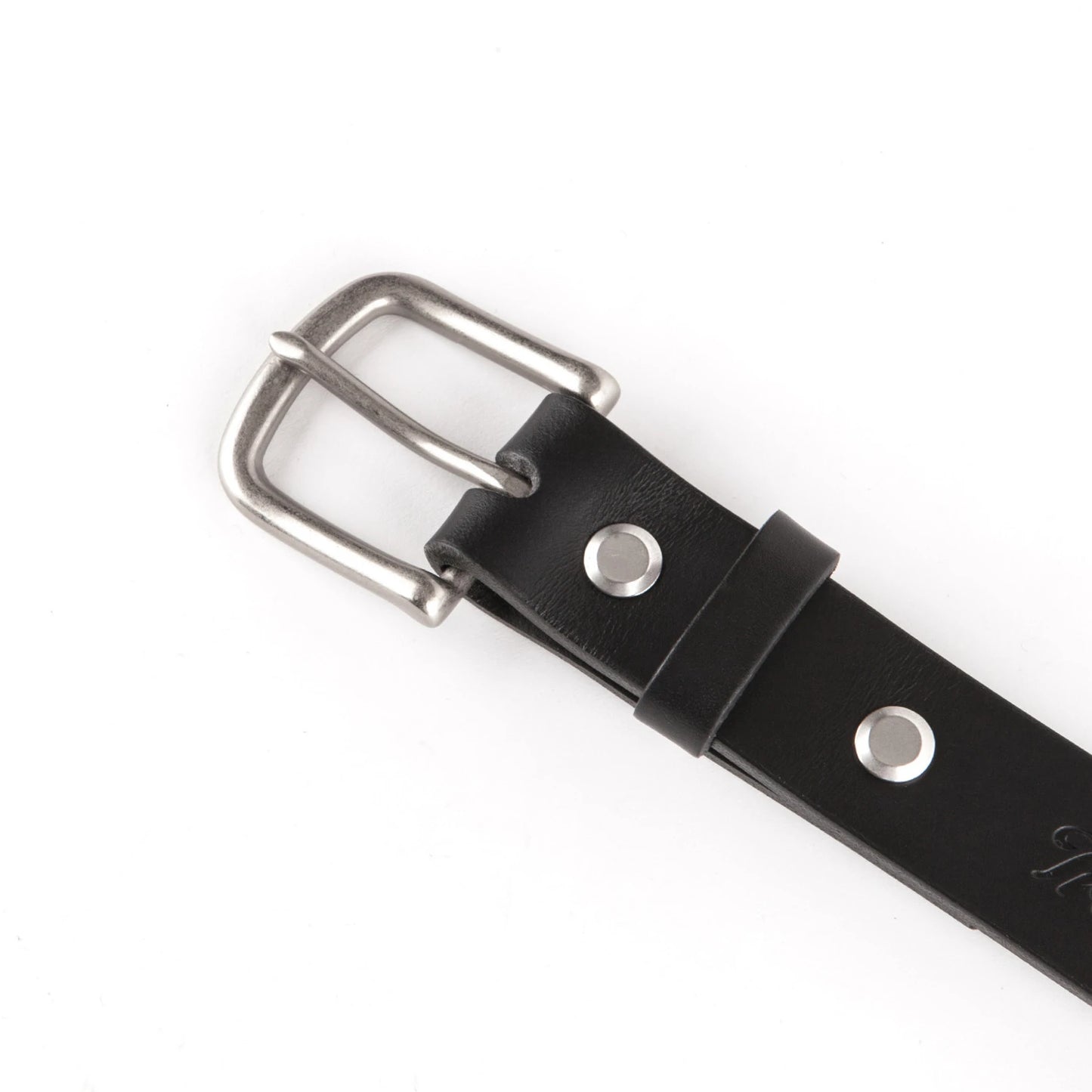 Leather Belt Black (Buckle 900)