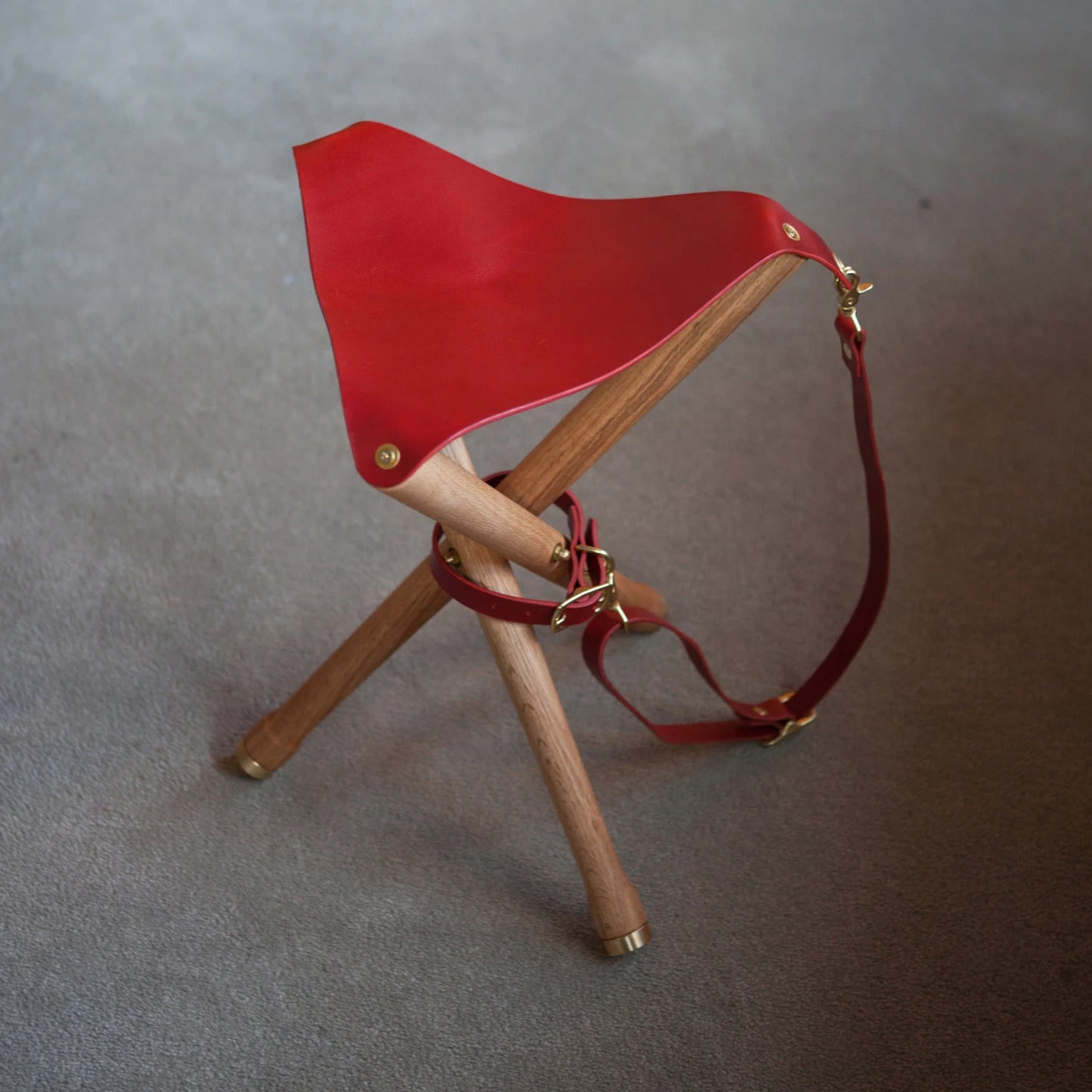 Hunting Chair Oak&Red