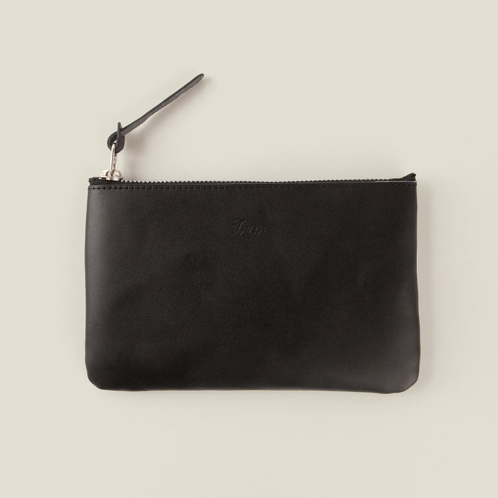 Leather Pouch M Black