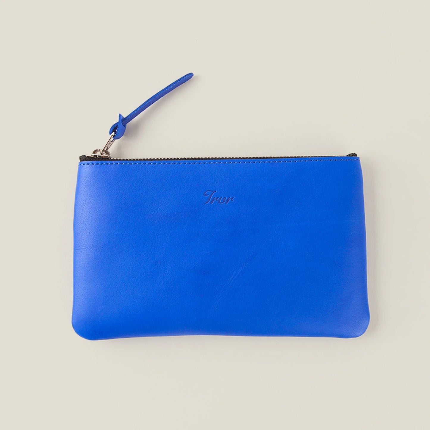 
                  
                    Leather Pouch M Blue
                  
                