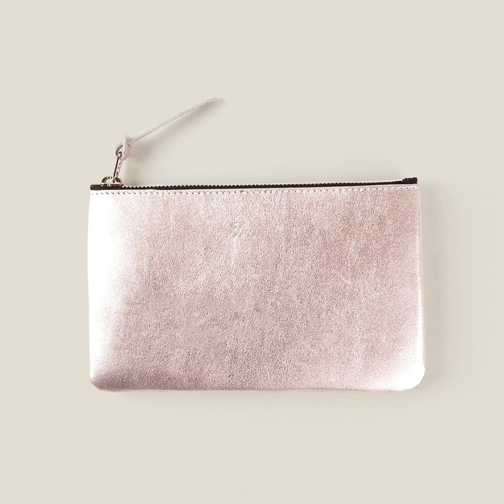 
                  
                    Leather Pouch M Metalic Pink
                  
                