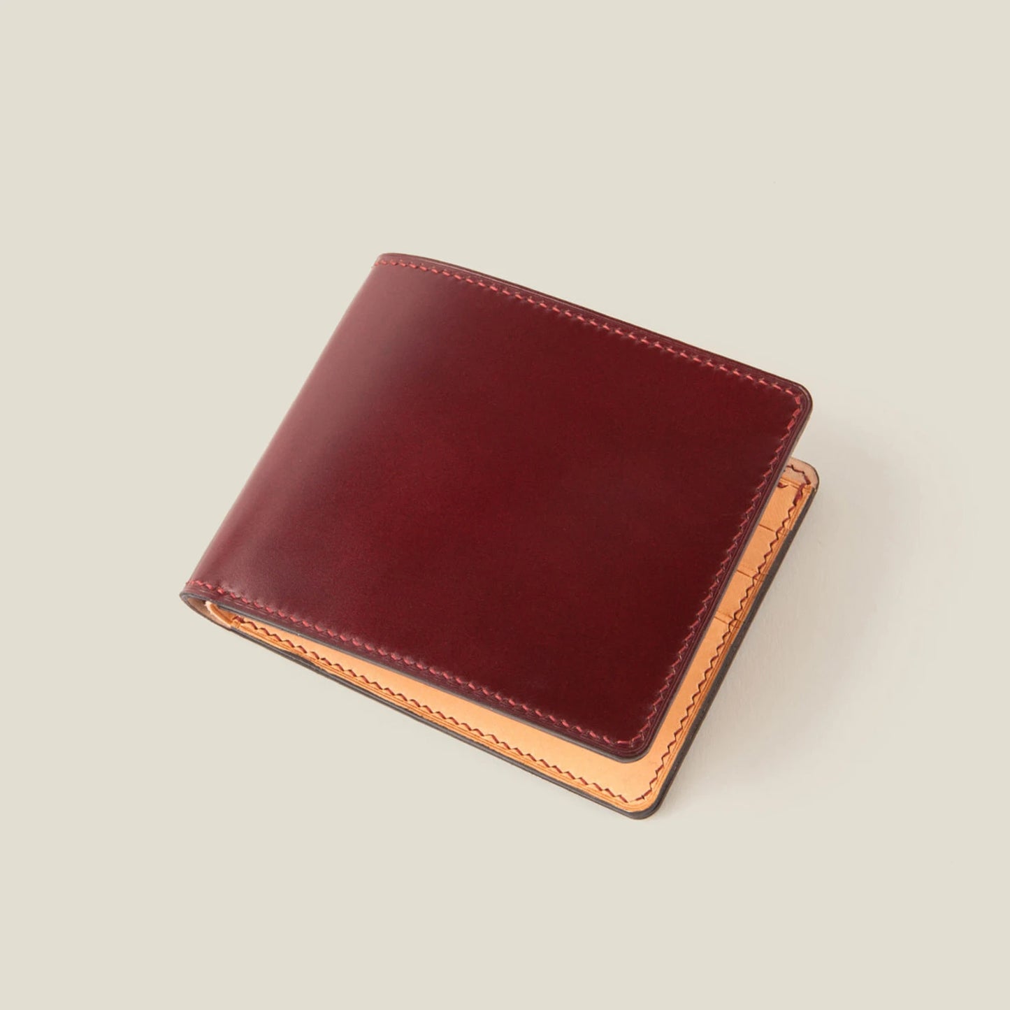 Cordovan Wallet Burgundy/Natural